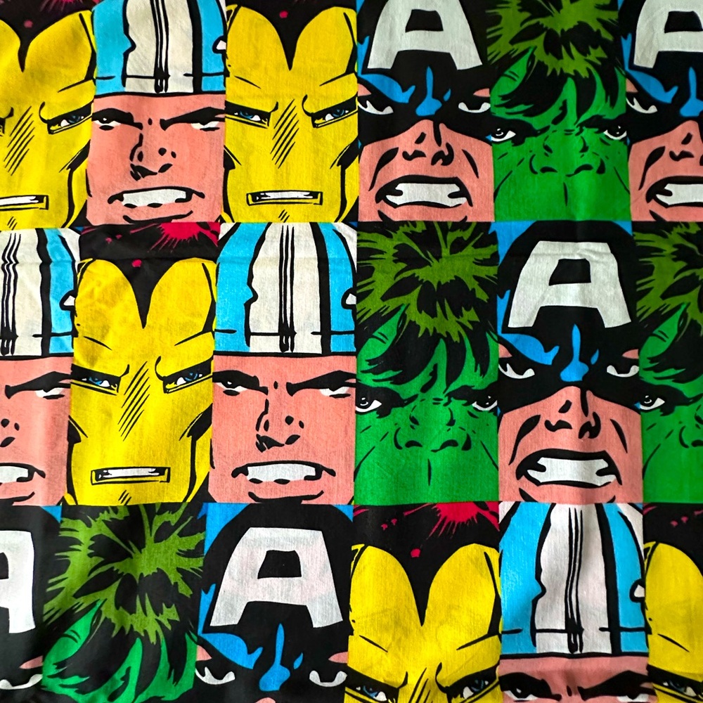 Vintage Flat Twin Marvel Bedsheet